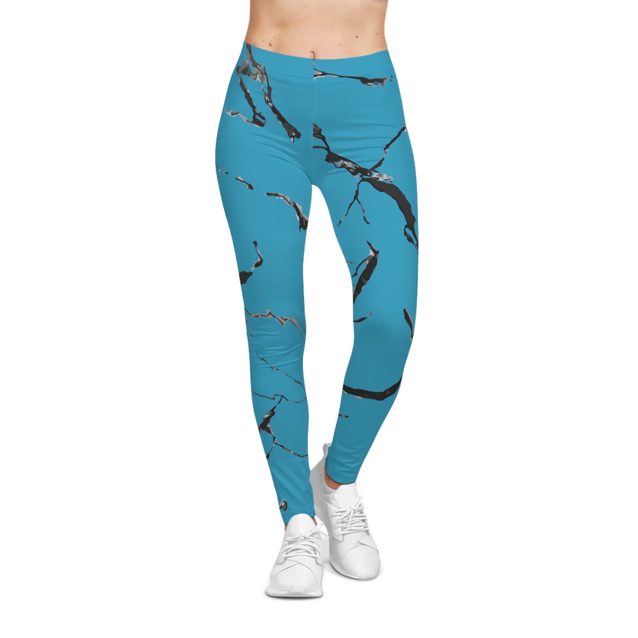 Trendy Women's Leggings, Stylish Comfort Pants, Casual Activewear, Decorative Exercise Tights, Gift for Fitness Lovers